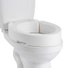 VEVOR Raised Toilet Seat, 300 lbs Load Capacity, 3.5-Inch Lift Height, Commode Elevated Toilet Seat Riser with Enlarged Opening for Seniors, Elderly