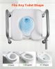 VEVOR Raised Toilet Seat with Arms, 400 lbs Load Capacity, Adjustable Height and Width
