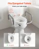 VEVOR Raised Toilet Seat with Arms, 300 lbs Load Capacity, 3.5-Inch Lift Height